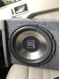 Jensen amp and 10 subwoofer