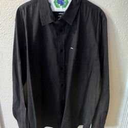 Rip Curl Black Button Down XXL Shirt