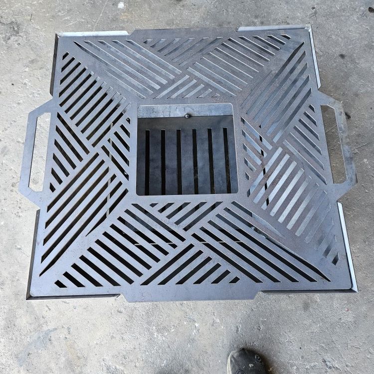 1/8 Inch Iron Metal Fire Pit/Grill-Just Built