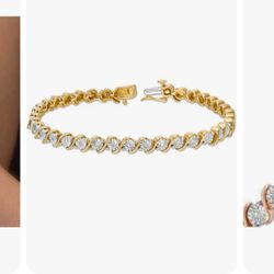 Zales 1/4 Ct. Diamond S Tennis Bracelet