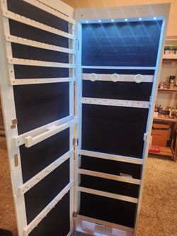 Mirrored Jewelry Cabinet