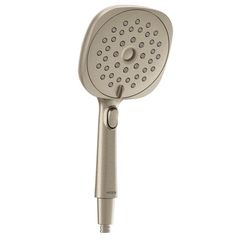 Moen Verso Infiniti Dial Square Handheld Shower 5-Inch Diameter Spray Head Brushed Nickel