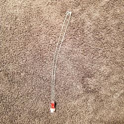 High Heel Slipper Pendant Necklace - Italy.