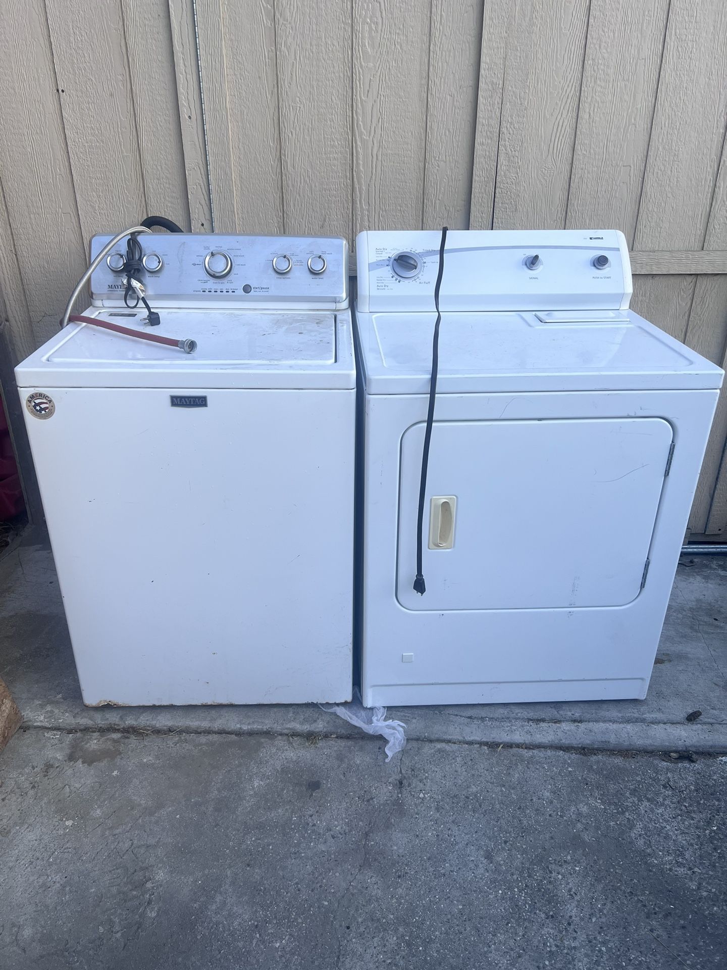 Maytag Washer & Kenmore 500 Dryer