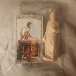 Saint Joseph  Statue And Poem For Selling House New Never Opened  