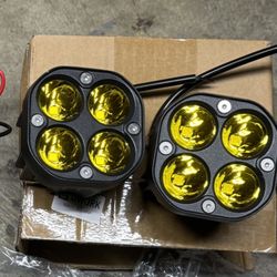 3 inch yellow pod lights
