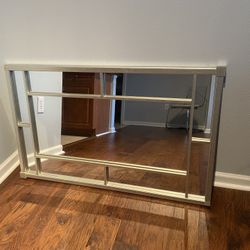 Large Modern Geometric Wall Mirror- Gold Accent Mirror 