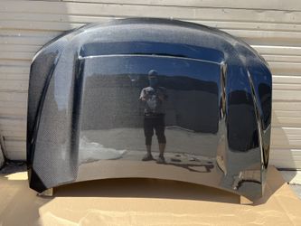 New 2011 - 2022 Jeep Grand Cherokee Carbon Creations Demon Look Hood - Part # 116322 