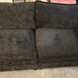 Nice Couch And Ottoman And 2 Counter Stools