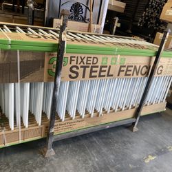 32” H X 93” W Steel Fence Panels 