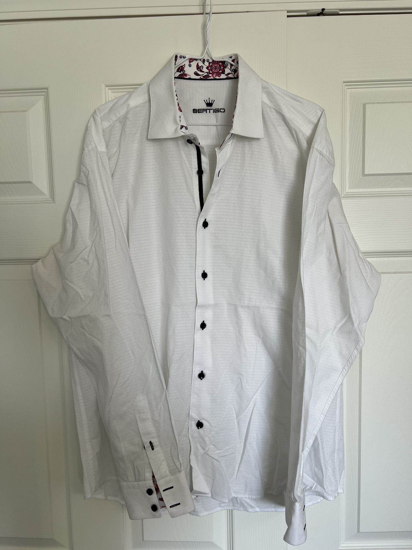 Bertigo Mens Shirt White