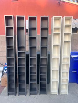 Tall skinny storage shelves