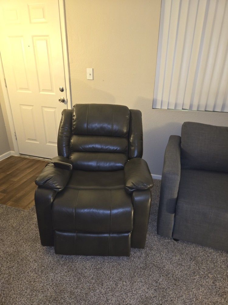 Electric Leather Recliner