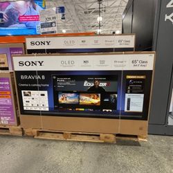 65 “ Sony smart 4K BRAVIA 8 HDR 120HZ OLED TV 