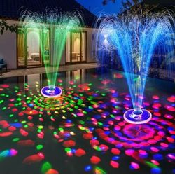 Pool Fountain Underwater Light Show Pool Lights 