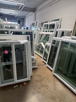 White Vinyl Windows Lot – Various Sizes