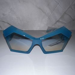 Baby Blue Fashion Glasses