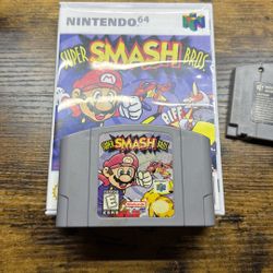 Super Smash Bros N64 Authentic