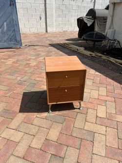 Mid Century Modern Bedside Table