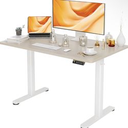 Standing Desk, Slightly Used - Color : Nature, Size: 48x24 - $110