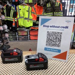 Milwaukee M18 18-Volt  HIGH OUTPUT XC 8.0 Ah Battery $180 EACH 