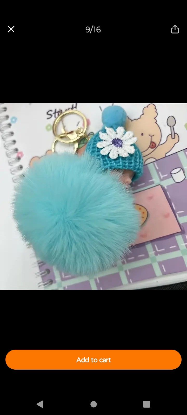 Fluffy Keychains