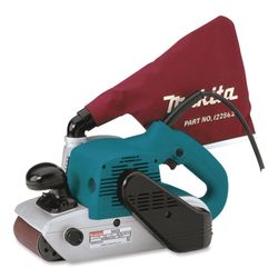 Makita 11 Amp 4 in. x 24 in. Corded Belt Sander Includes  11 Amp 4 in. x 24 in. Corded Belt Sander - 9403 80 Grit 4 in. x 24 in. Abrasive Belt - 74232