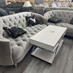 Grey Sofa And Loveseat 