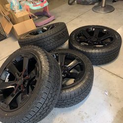 22 Inch Oem Denali Rims 6 Lug Chevy New Tires 