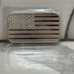 Silver 1oz Flag Bar