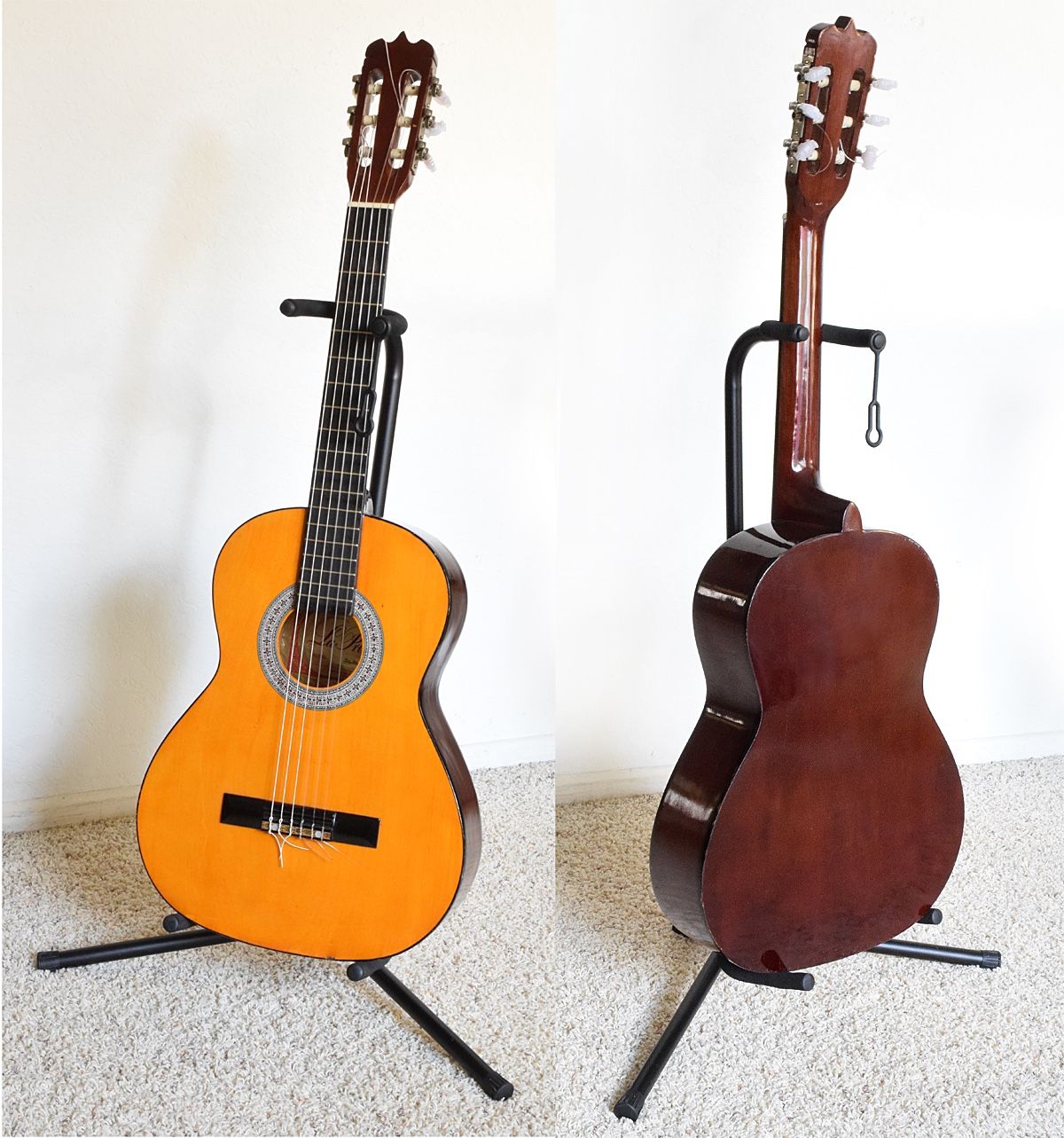 La primera Classical Acoustic Nylon String Guitar
