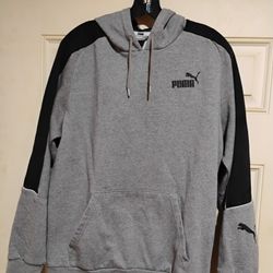 Puma Size Medium Pullover Hoodie Sweatshirt