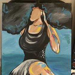 Lady In The Black Dress