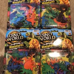 Miniature Hand Painted Dinosaurs.