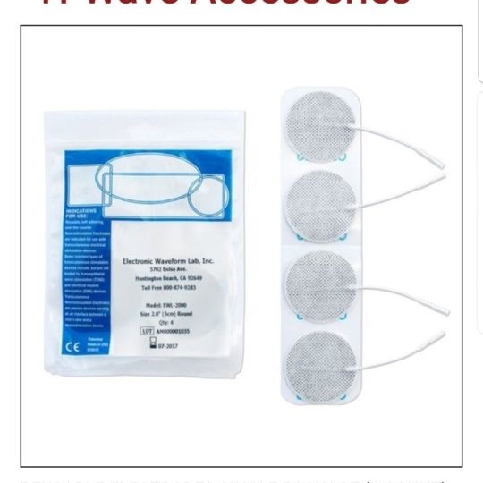 H-Wave Pads /Tens unit with Aloe Gel