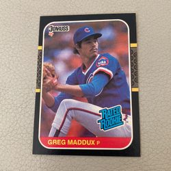 1987 Donruss Greg Maddux
