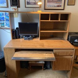 Wooden Computer Desk