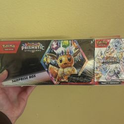 Pokemon Prismatic Evolutions Sam’s Club Exclusive Surprise Box+Booster Bundle