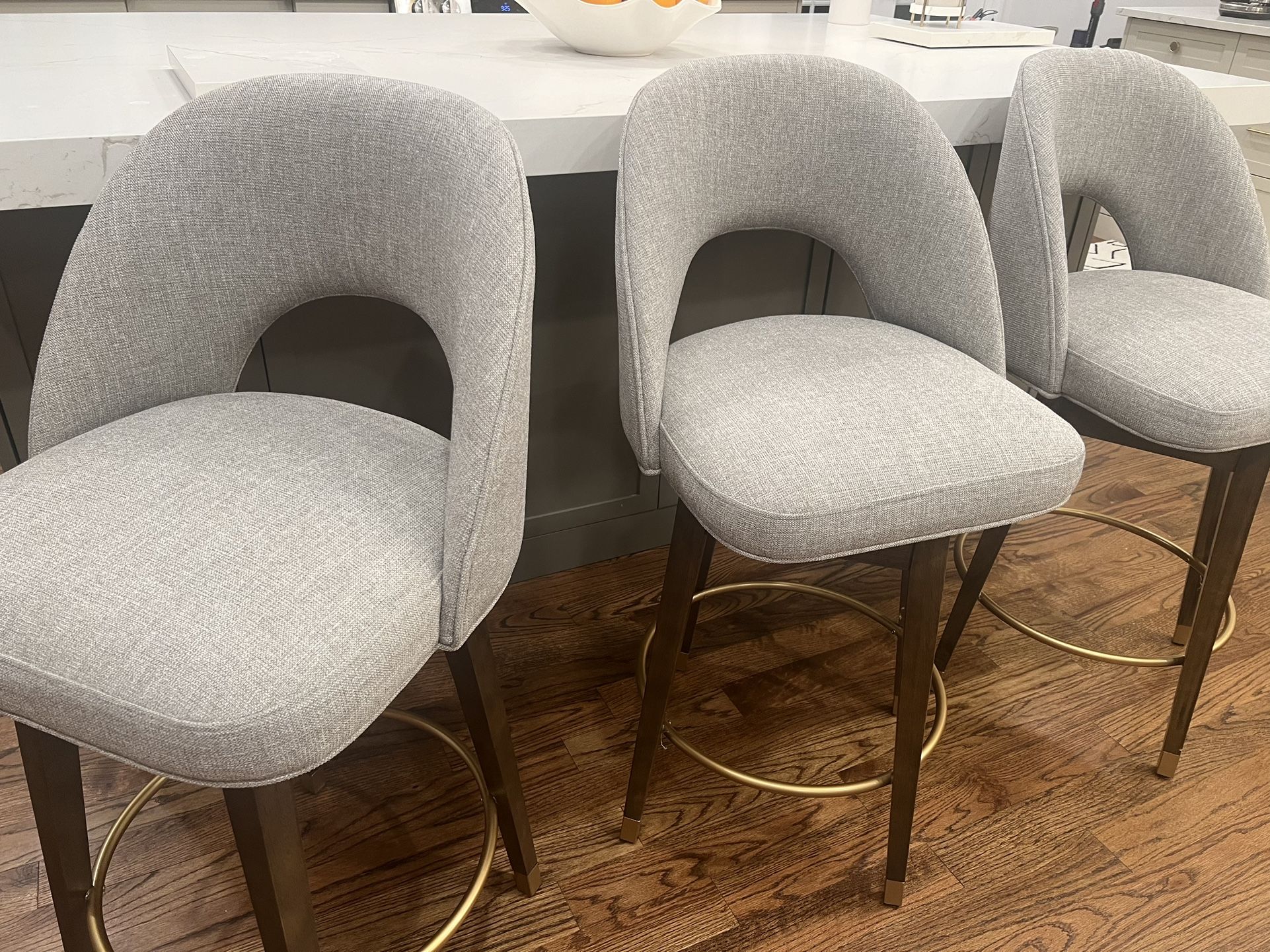 Island Chairs Kitchen Bar height  (3pcs)