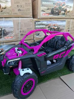 Ride on car can am 2 seater 48volts with parent remote