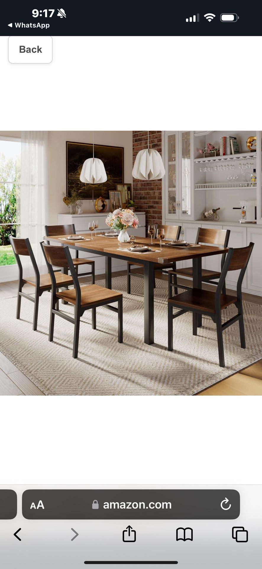  Dining Table & Chairs 