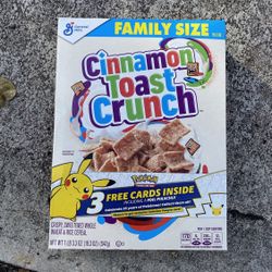 Cinnamon Toast Crunch Cereal Pokemon 25th Anniversary Pikachu Galarian  Ponyta for Sale in Miami, FL - OfferUp