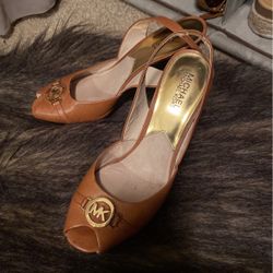 Michael Kors Leather Wedge 