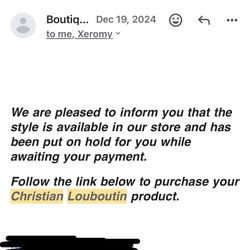 Authentic Men’s  Christian Louboutin Loafer ( Red Bottoms ) 