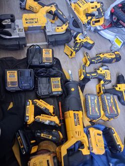 Dewalt tools and batteries