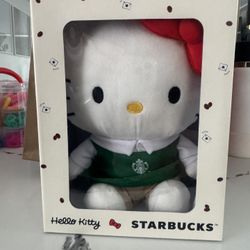 Starbucks hello kitty Plushie 