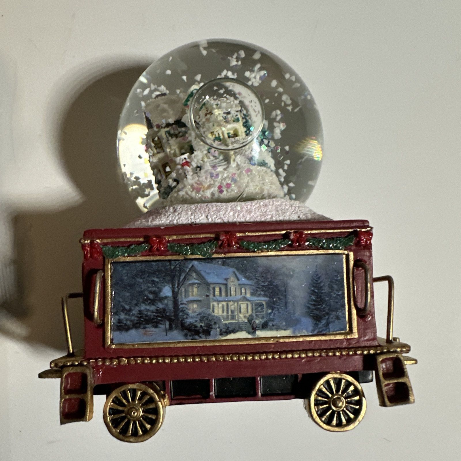 Thomas Kinkade Wonderland Express Snow Globe