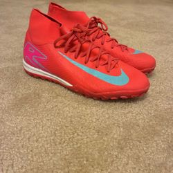  Size 6.5 Men Nike Mercurial Super Fly 7 Academy Turf Soccer Cleats (used Once)