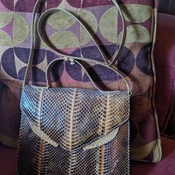 For Sale, Snake Skin Purse,  And Alligator Looking Leather Wallet $60 OBO