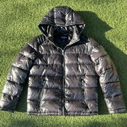 Guess hooded puffer jacket